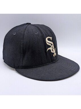 Vintage Chicago White Sox Hat New Era Diamond Pro Model Fitted 7 USA Made